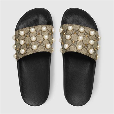 gucci slides price women diamonds|selfridges Gucci slides.